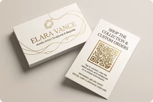 3 Digital Contact Cards for Social Bios